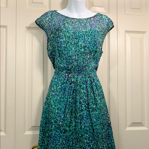 👗🌿 Green Spring Meadow J. Crew Dress - Picture 13 of 14